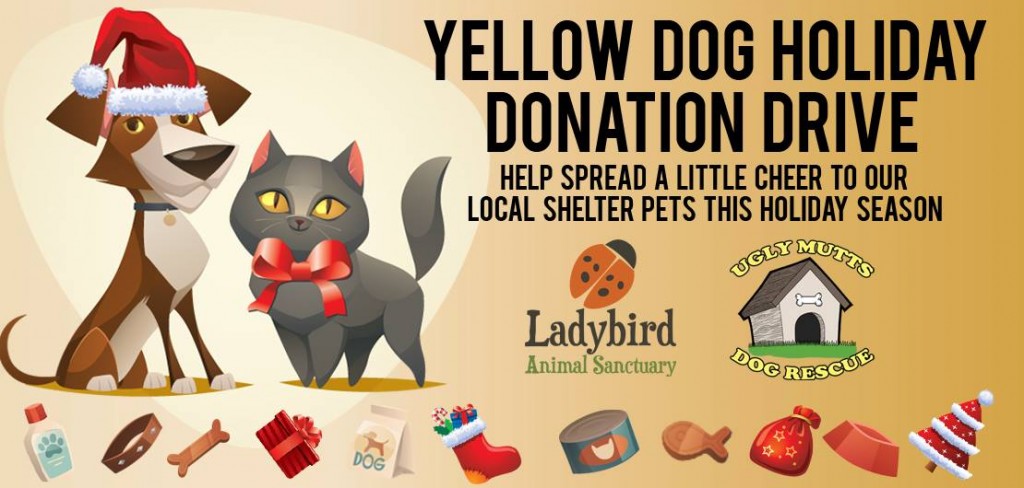 Yellow Dog Grooming Donation Drive