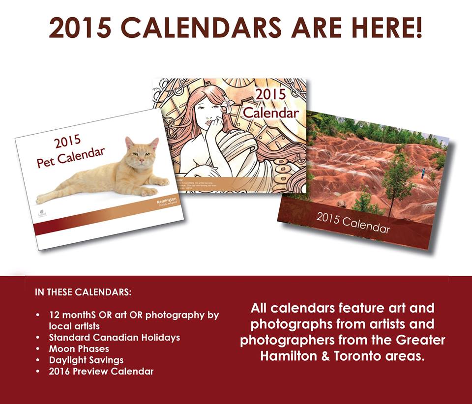 Hilltop 2015 calendar