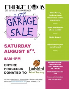 Empire Dogs Garage Sale